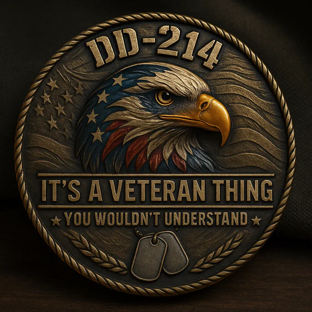 🇺🇸 DD-214 – It’s a Veteran Thing Commemorative Coin