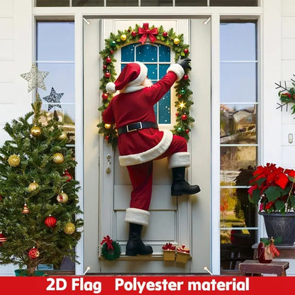 🎅49% OFF This Week Promotions🎉🎉Happy Christmas Door Banner