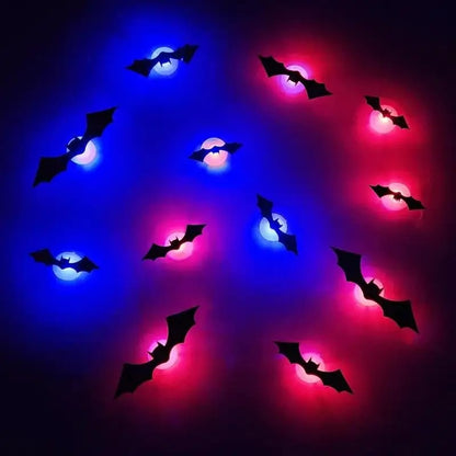 The Secret to a Next-Level Halloween-🎁3D Bat Design LED Decoration