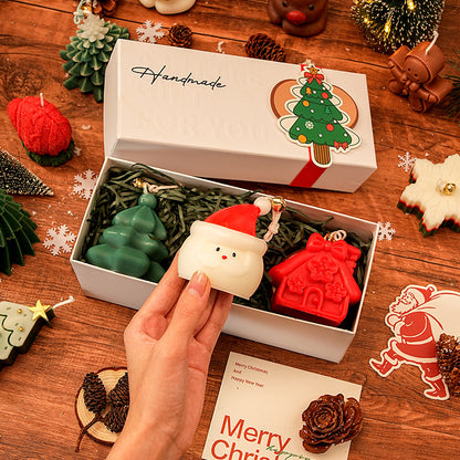 🎅Handmade Christmas Scented Candle Gift Set: A Festive Essential for Atmosphere & Gifting🕯️🎄