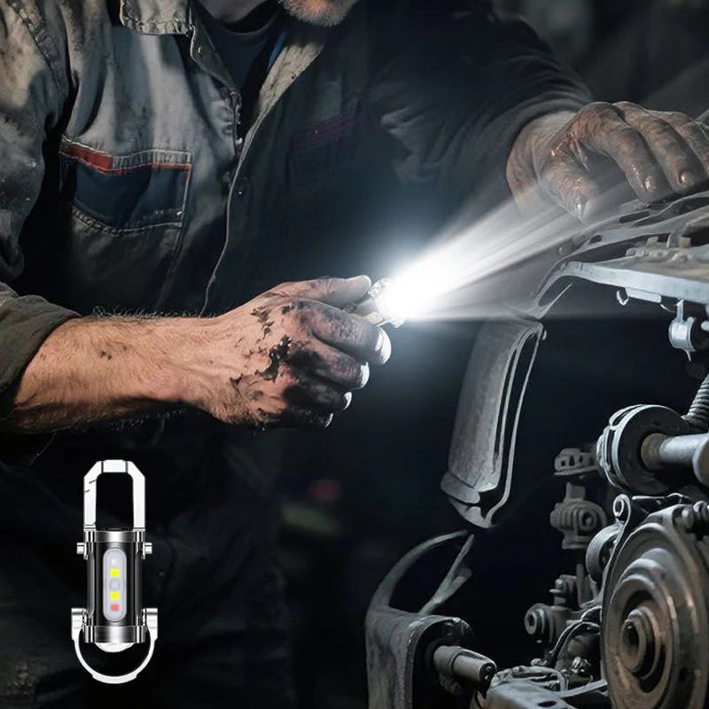 🔥Portable Rechargeable Bright Keychain Flashlight