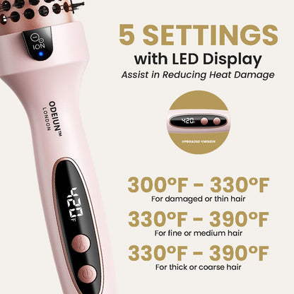 🔥Premium Thermal Brush- Fast & Easy Styling – Salon Results in Minutes!