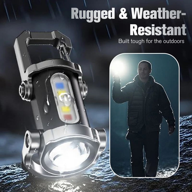 🔥Portable Rechargeable Bright Keychain Flashlight