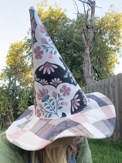 🧙The Quilted Witch Hat | Handcrafted Folk Art Hat