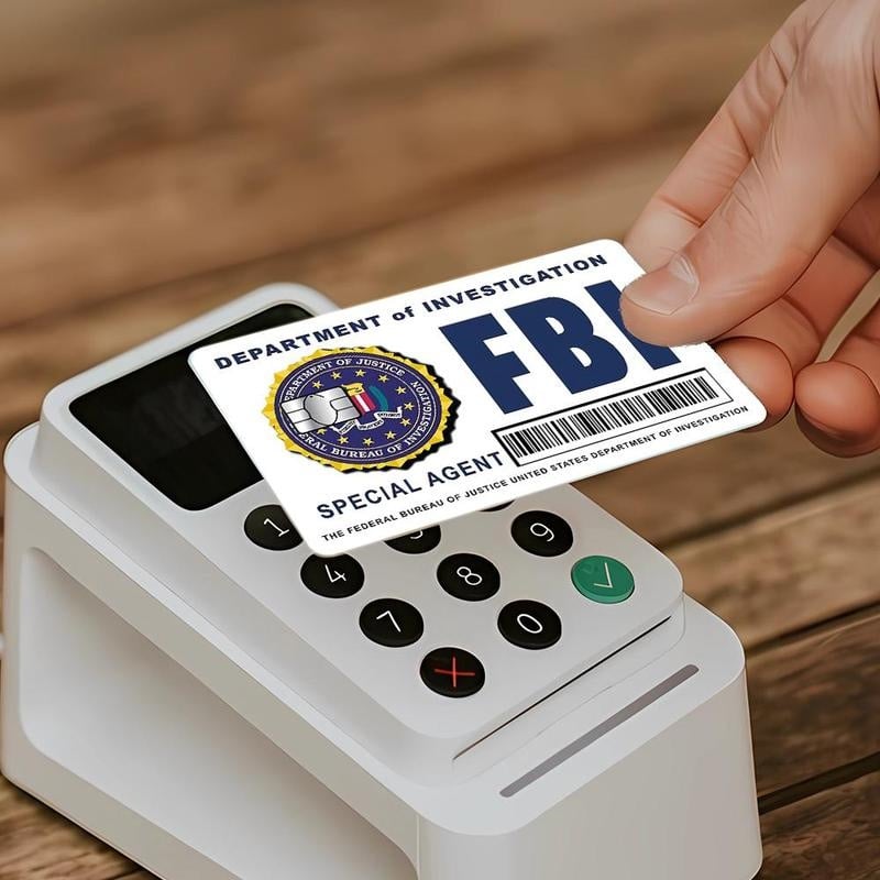 🔥Last Day 49% OFF - Secret Agent Card Skins Kit: FBI/ICE Designs  • Cosplay & Gift Stickers