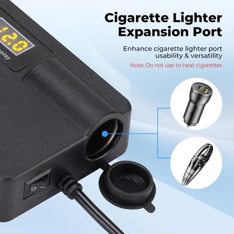 💥LAST DAY SALE 49% OFF💥Car Truck Inverter 12V-24V to 220V with Smart Chip QC3.0 Fast Charging for Laptops Tablets & Phones USB Ports Included Wireless Carplay Adapter