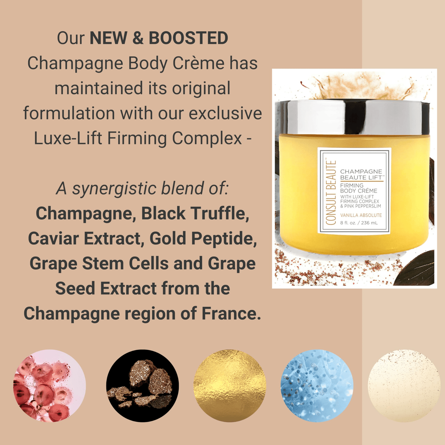 🔥Last Day Discount 49% Off Champagne Beaute Lift Firming Body Cream