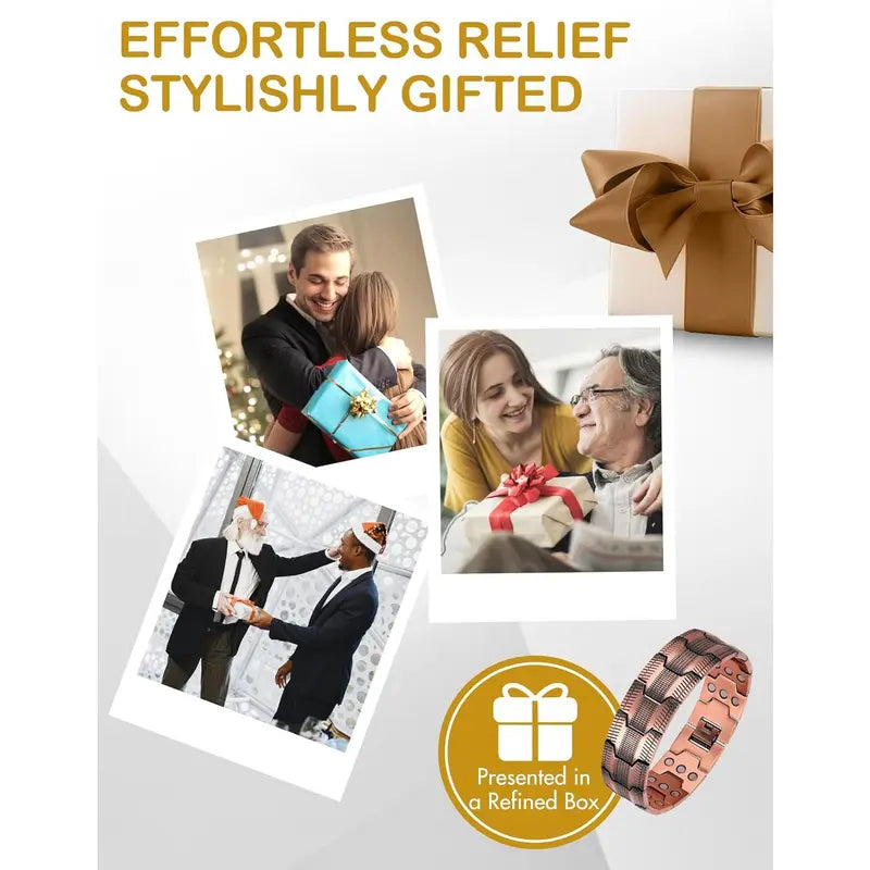 Pure Copper Magnetic Bracelet – Relieve Pain & Boost Circulation