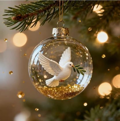 2026 3D Stereoscopic Wildlife Wonders Collection Crystal Ornament