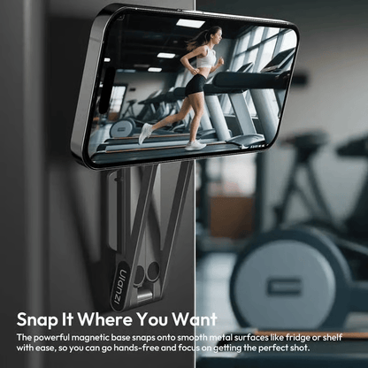 Magnetic Phone Tripod for iPhone, MA38 Portable Phone Holder Mini Tripod for Magsafe