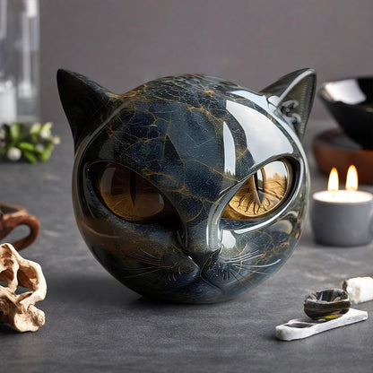 🎉Hot Sale 49% OFF🎉Luxury Black Cat Stone Sculpture