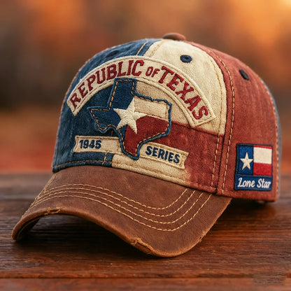 🔥LAST DAY 49% OFF -🤩"Lone Star Legacy" Texas Republic Cap