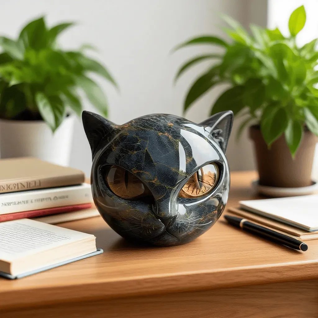 🎉Hot Sale 49% OFF🎉Luxury Black Cat Stone Sculpture