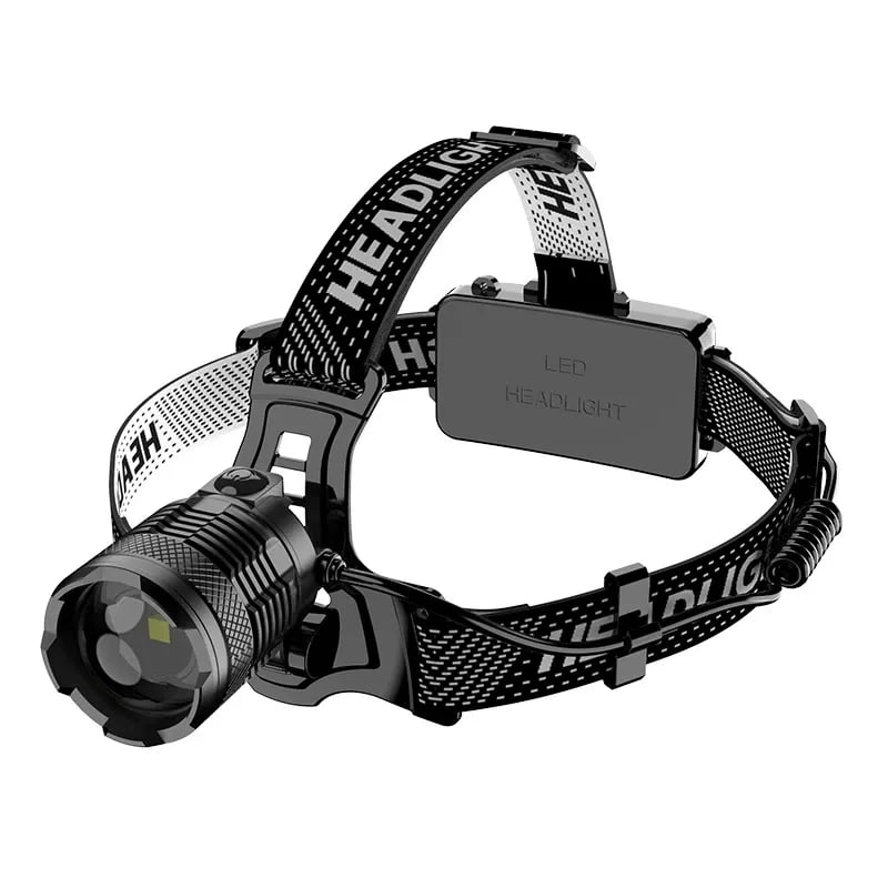 🔥HOT SALE 70% OFF✨150000 lumen rechargeable headlamp-60H long battery life detachable