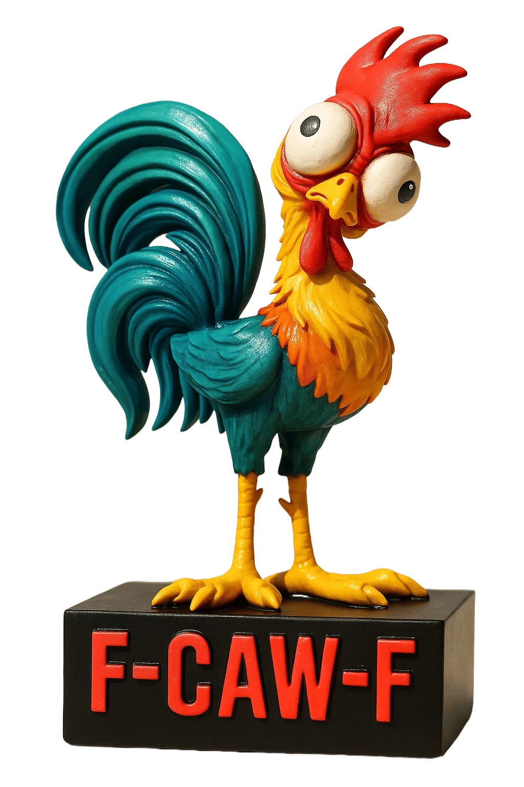 Trendy Funny F-Caw-F Chicken Advent Calendar 2025