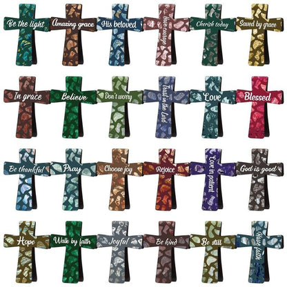 📖12 Pcs Magnetic Cross Bookmarks Gifts for Bible Study, Readers, Teachers, Students🌸✝️