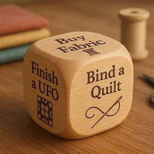 (🎁Last Day 49% OFF)😆🎲Quilter’s Decision Dice - Handcrafted Solid Wood